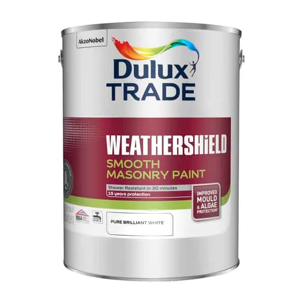 Weathershield smooth masonry paint