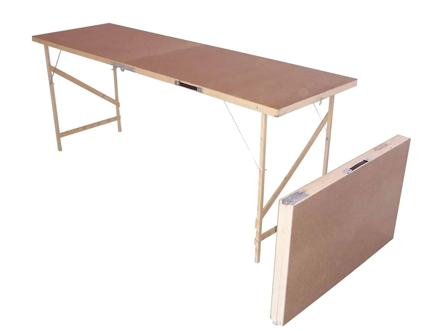 Hardboard pasting table