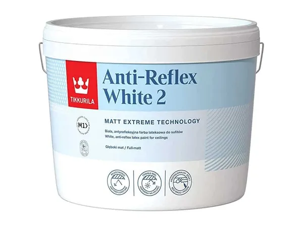 Extreme matt white paint