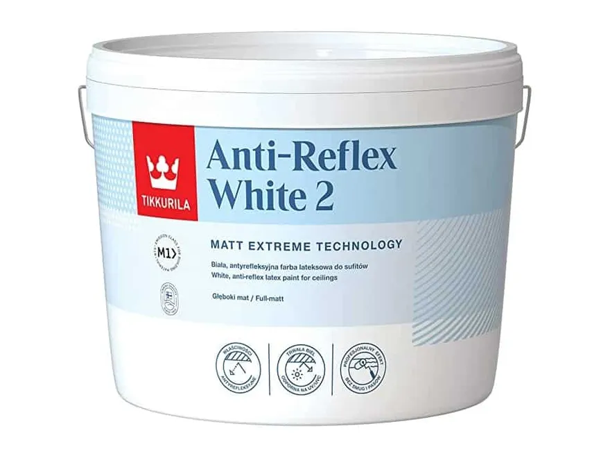 Extreme matt white paint