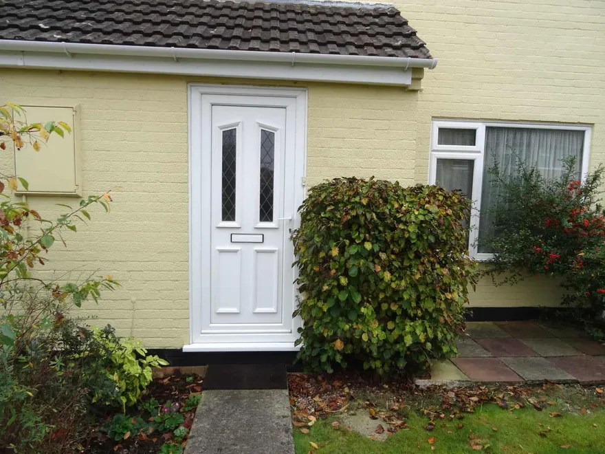 White uPVC door and window